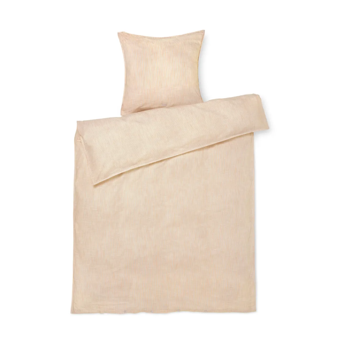 Juna Monochrome Lines bäddset 150x210 cm Ockra-vit