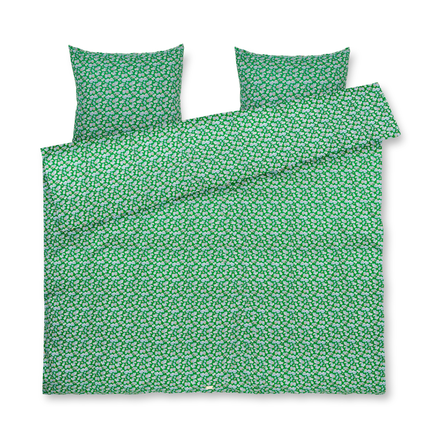 Juna Pleasantly bäddset 220x220 cm Grön | Skandinavisk Design | Bäddset | Grön