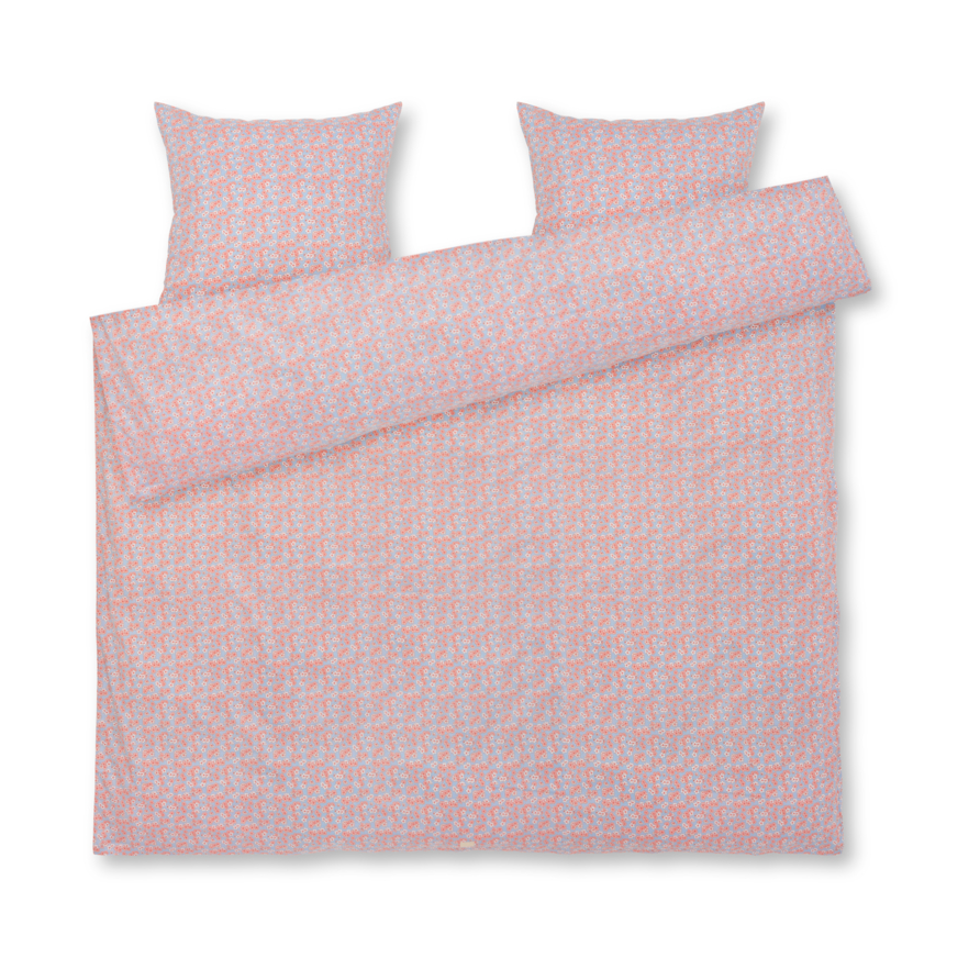 Juna Pleasantly bäddset 220x220 cm Ljusblå-rose | Skandinavisk Design | Bäddset | Blå
