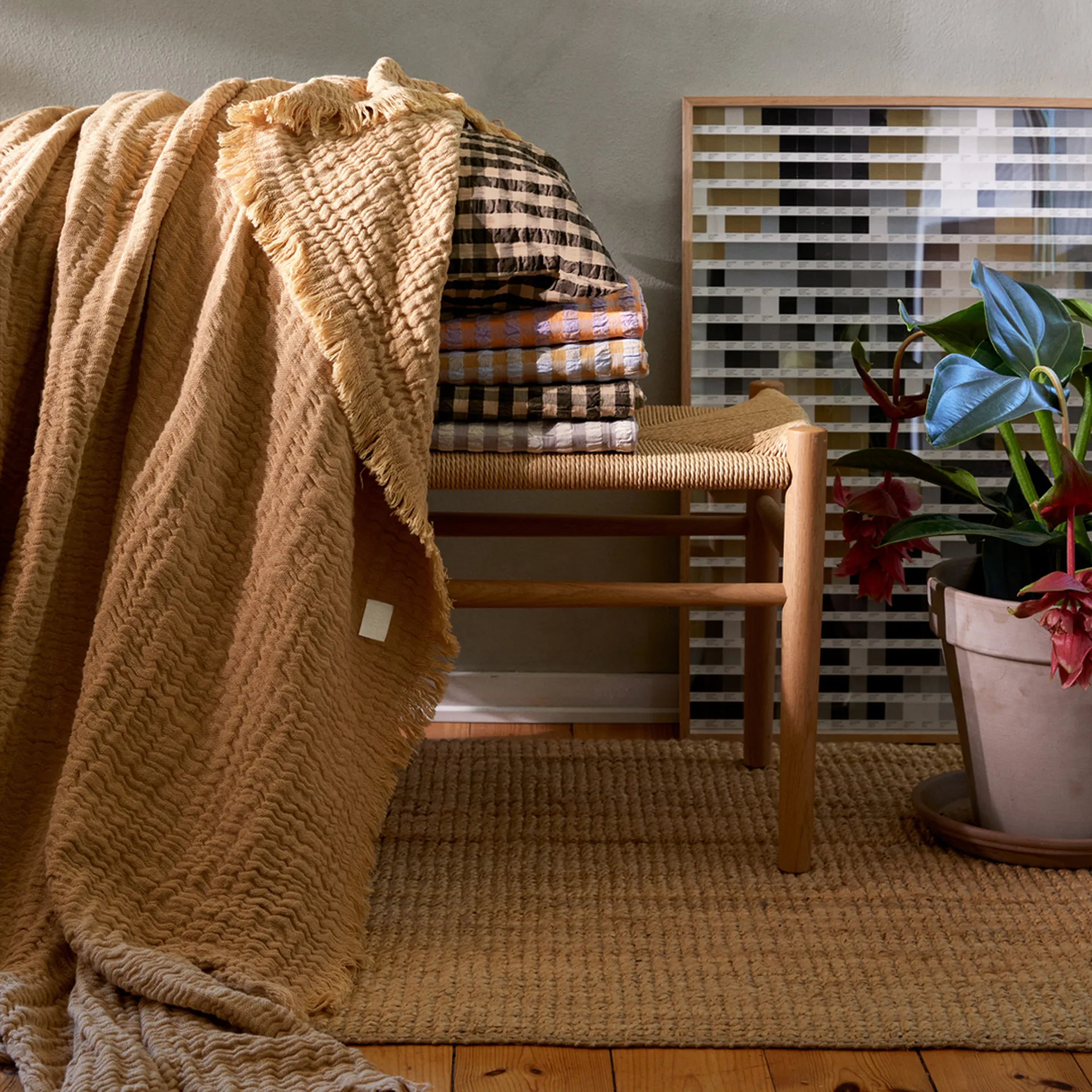 Reloved överkast 190x240 cm, Sand Juna