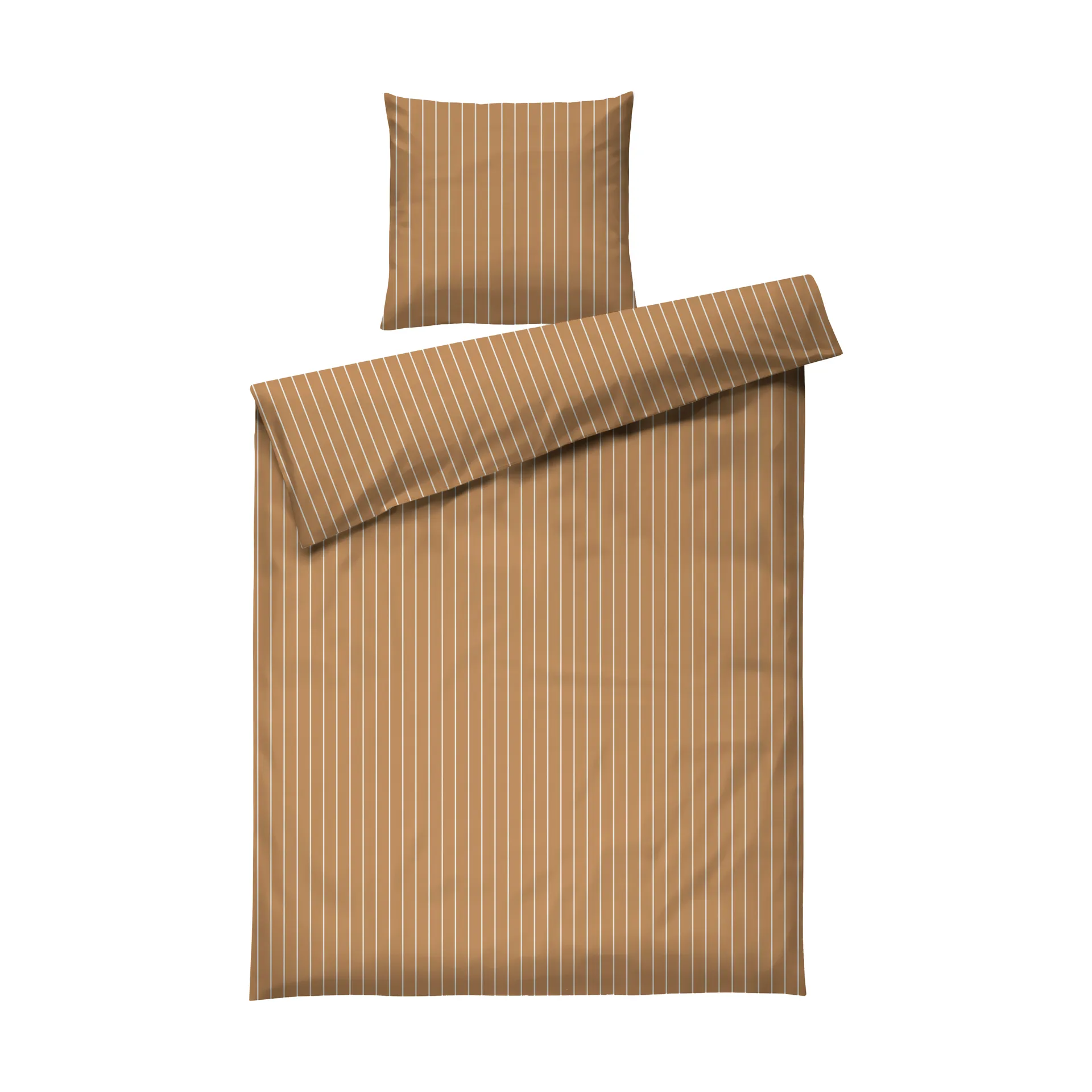 Soft Påslakanset, 150x210/50x60 cm, Karamell-offwhite Juna