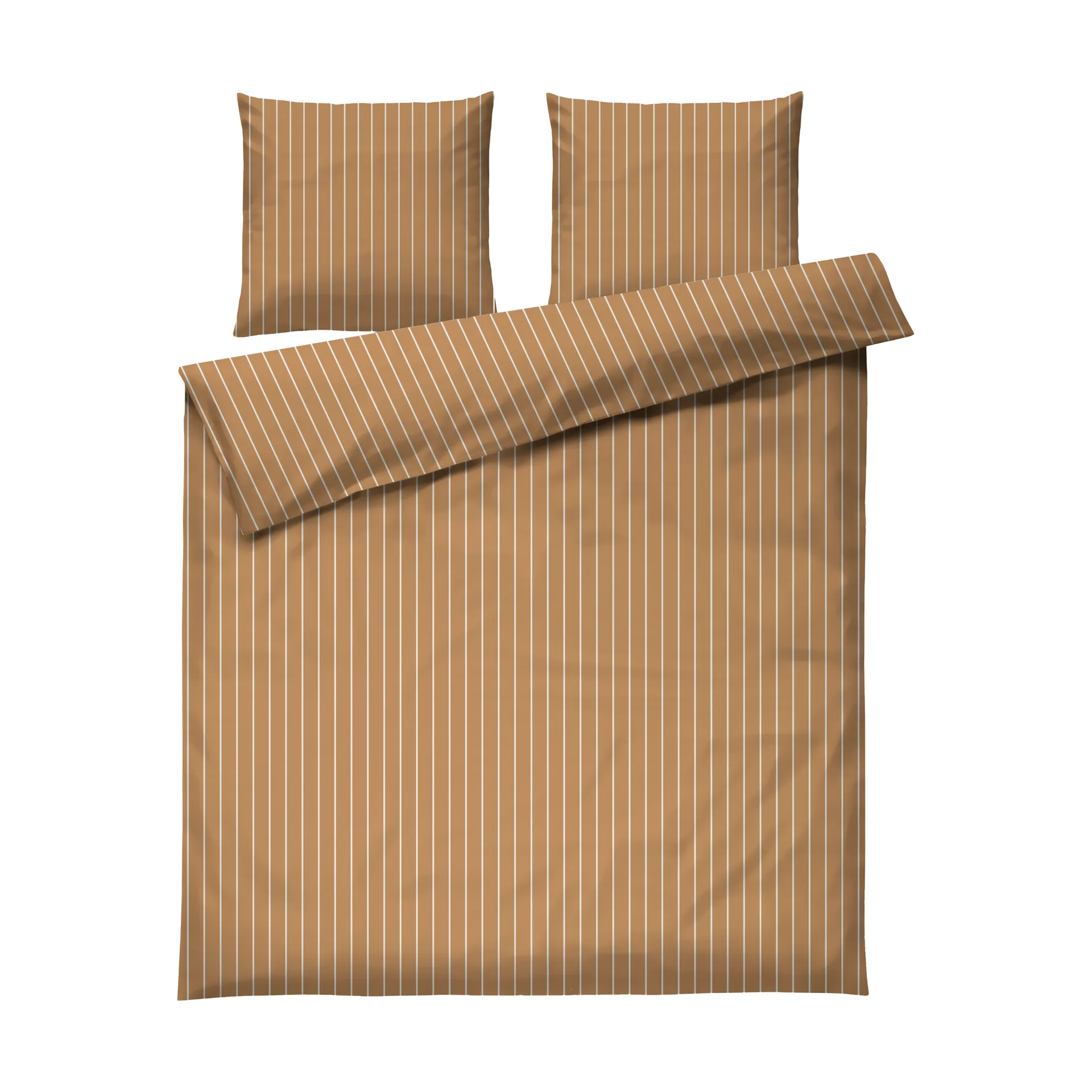 Soft Påslakanset, 220x220/2x50x60 cm, Karamell-offwhite Juna