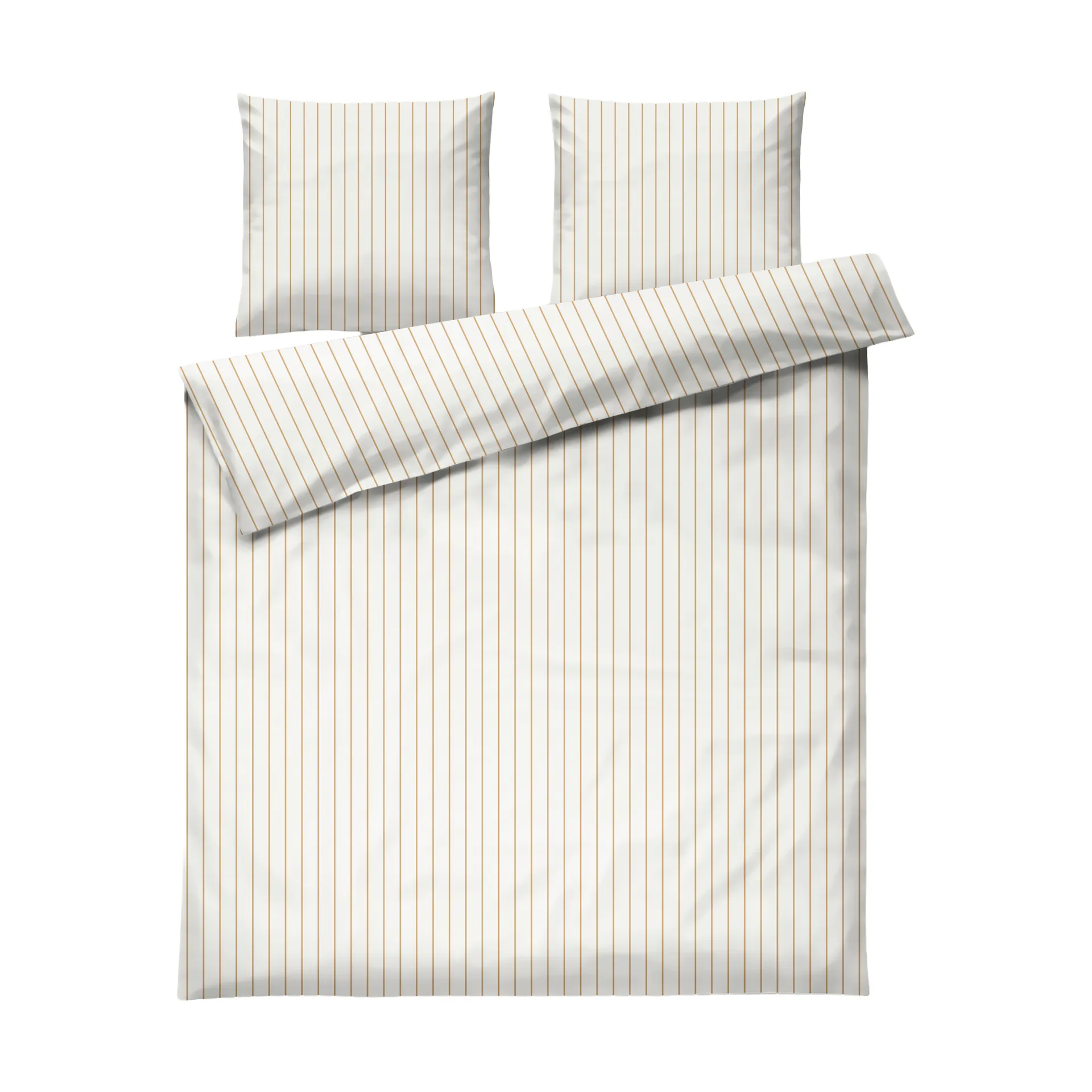 Soft Påslakanset, 220x220/2x50x60 cm, Offwhite-karamell Juna