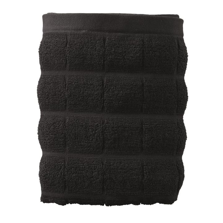 Tiles handduk 40x60 cm - svart - Juna