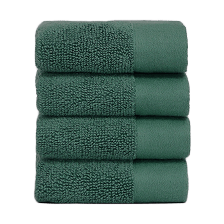 Juniper ansiktshandduk 30x30 cm 4-pack - Juniper Green - Juniper