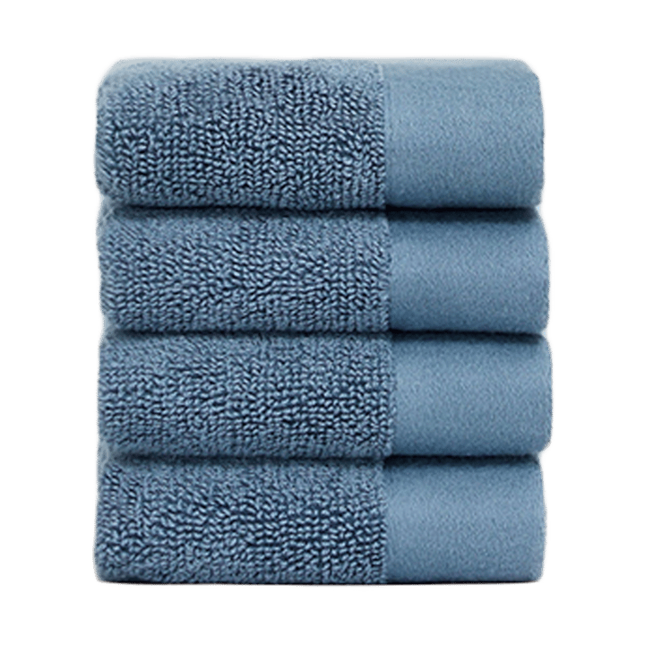 Juniper ansiktshandduk 30x30 cm 4-pack - North Sea Blue - Juniper