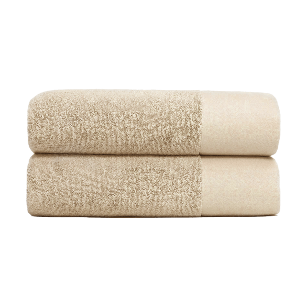 Juniper duschhandduk 70x140 cm 2-pack Beach Sand | Skandinavisk Design | Badlakan | Beige