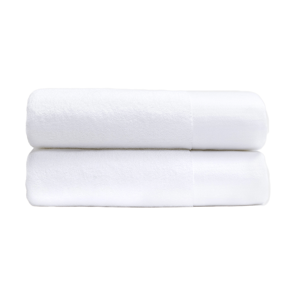 Juniper duschhandduk 70x140 cm 2-pack Snow White | Skandinavisk Design | Badlakan | Vit