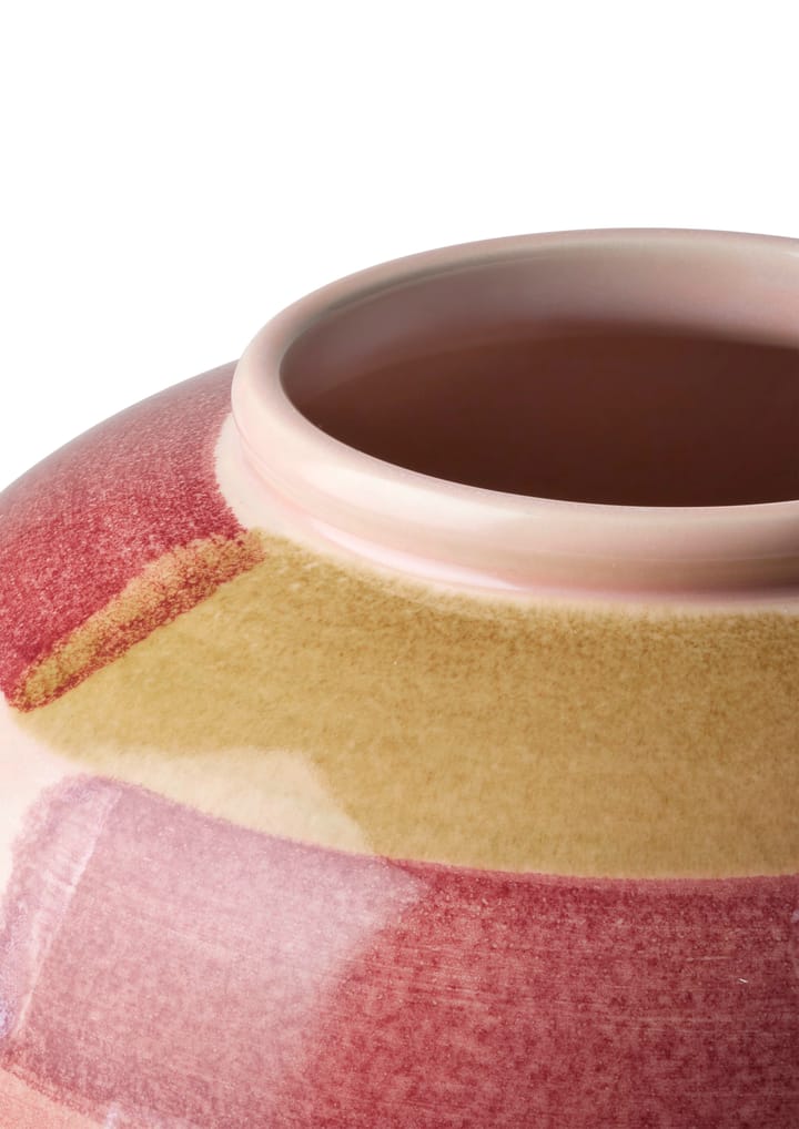 Canvas vas 20 cm, Rosa-brun Kähler