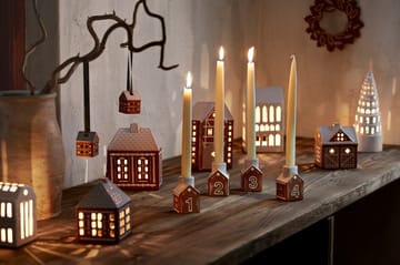 Gingerbread adventsljusstake 4 delar - Brun - Kähler