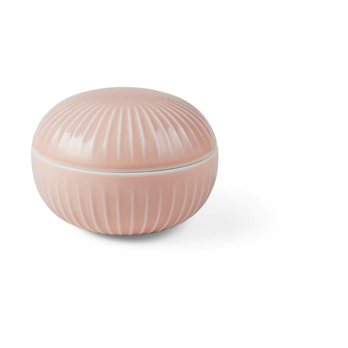 Kähler Hammershi Bonbonjär 12 cm Nude | Skandinavisk Design | Dekorationsskålar | Rosa