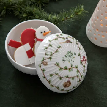 Hammershøi Christmas bonbonjär Ø11,5 cm - Vit - Kähler