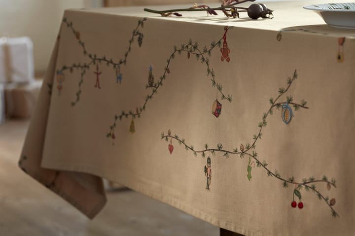 Hammershøi Christmas Duk beige, 150x220 cm Kähler