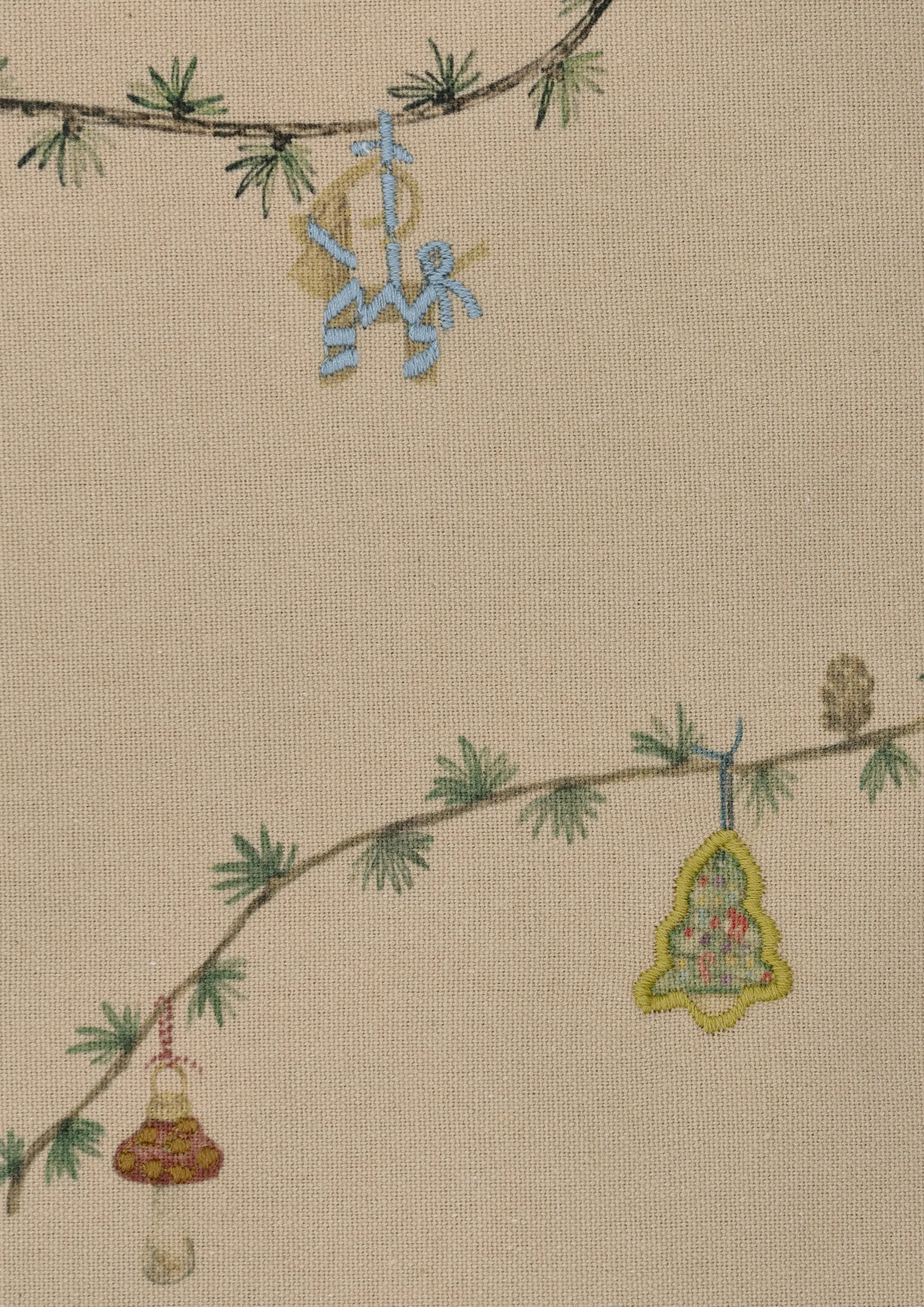 Hammershøi Christmas Duk sand, 150x220 cm Kähler