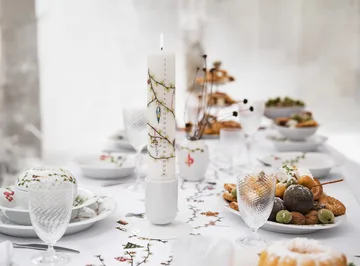 Hammershøi Christmas kalenderljus Ø5 cm - Vit - Kähler