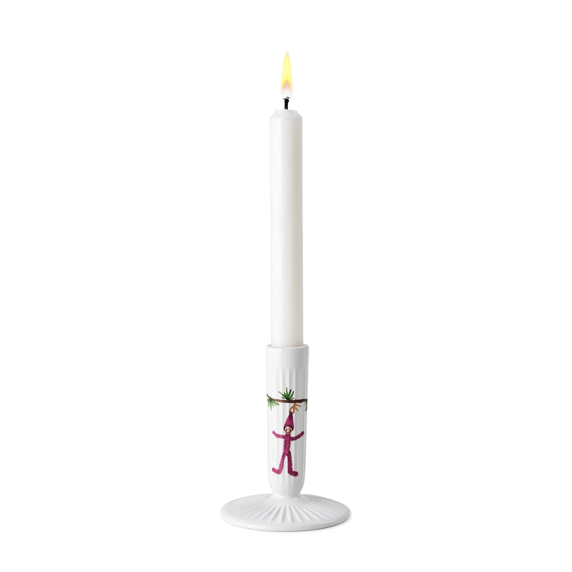 Hammershøi Christmas ljusstake vit, 12 cm Kähler