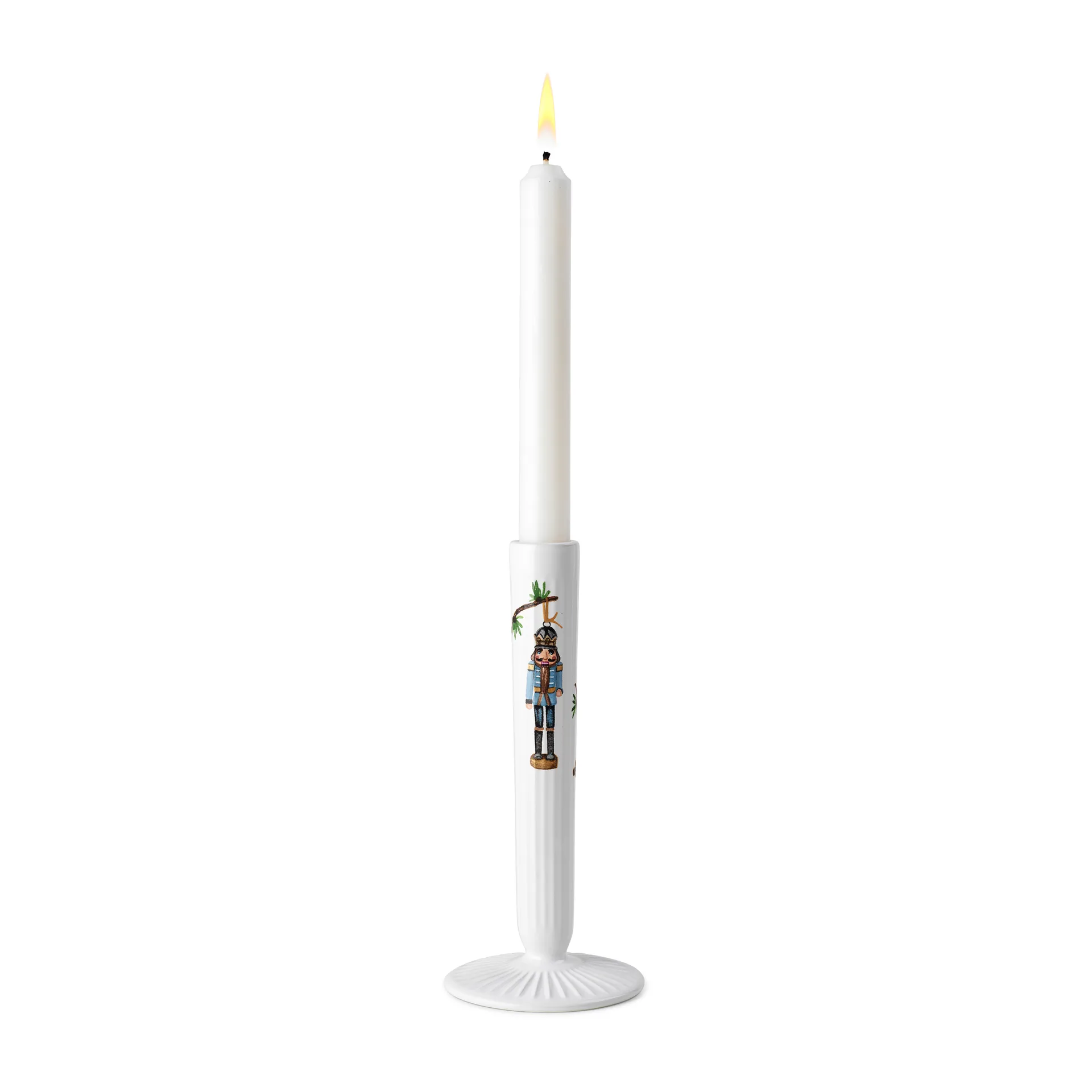 Hammershøi Christmas ljusstake vit, 20 cm Kähler