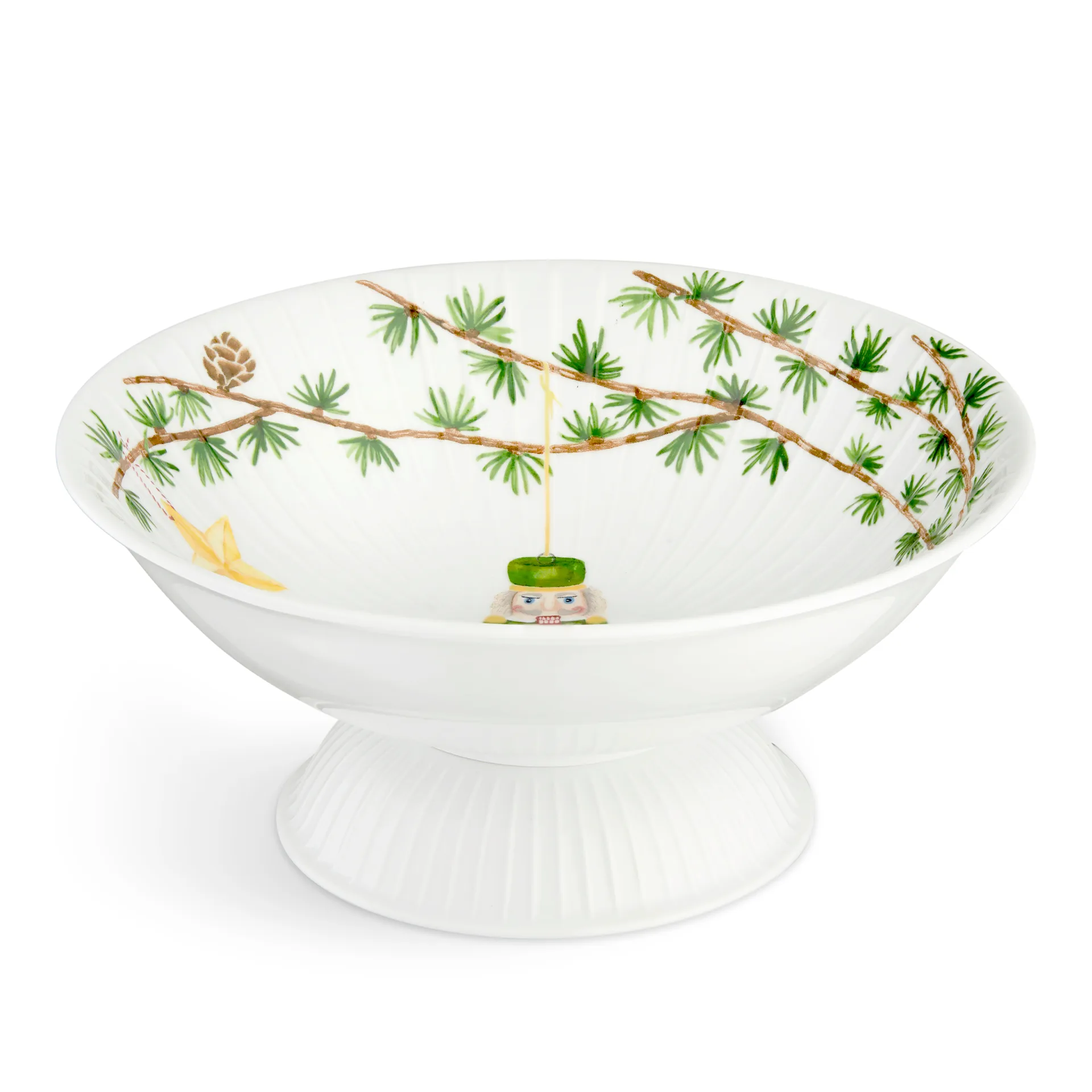 Hammershøi Christmas skål på fot Ø23 cm, Vit Kähler