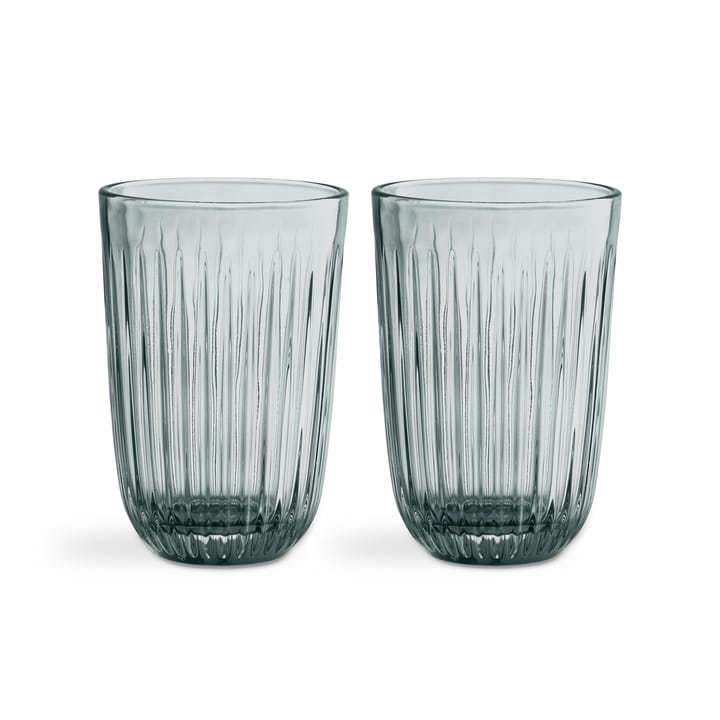 Hammershøi dricksglas 33 cl, 2-pack - grön - Kähler