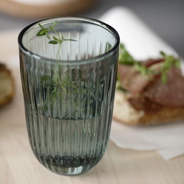 Hammershøi dricksglas 33 cl, 2-pack - grön - Kähler