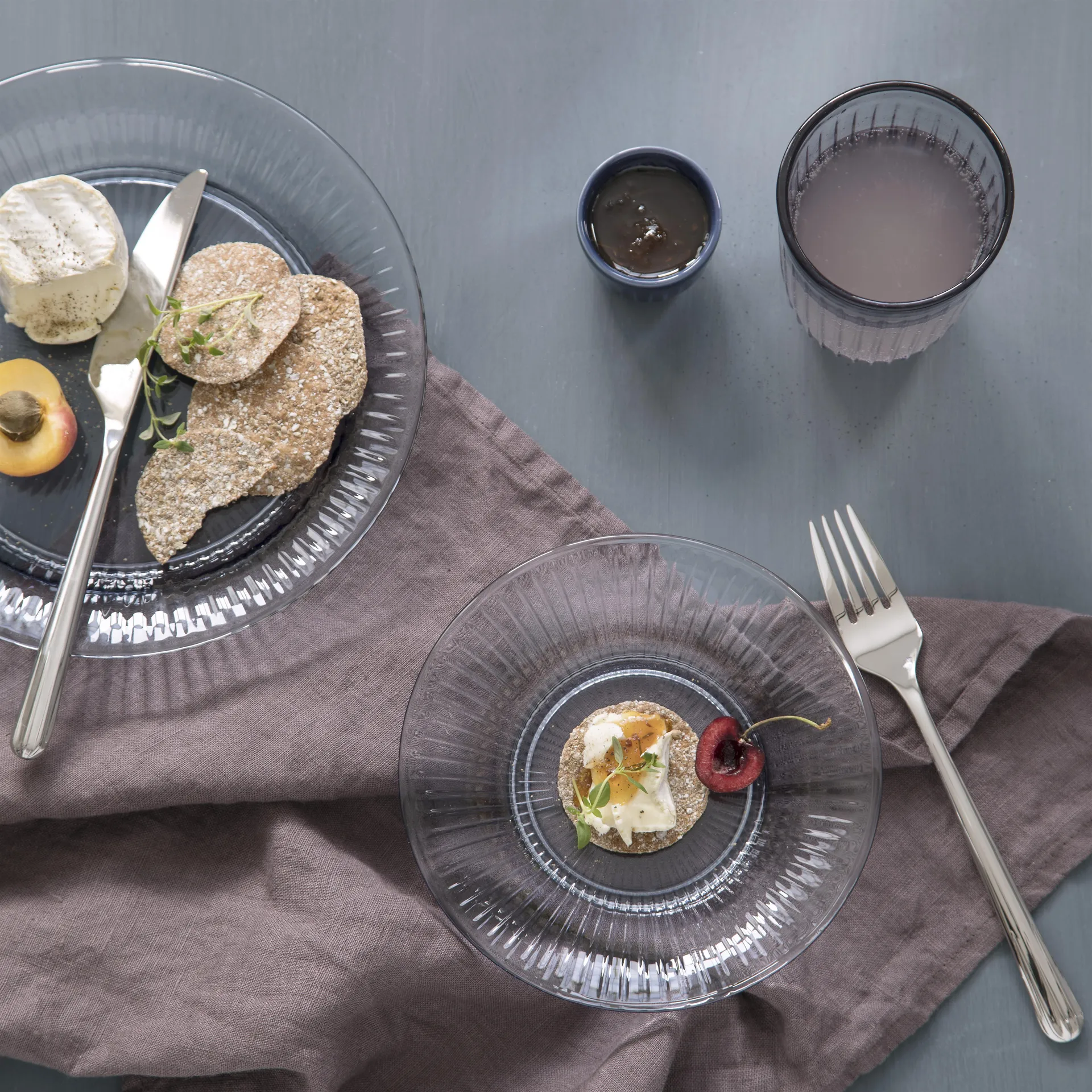 Hammershøi glastallrik Ø17 cm, klar Kähler