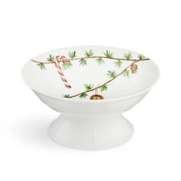 Hammershøi julskål på fot Ø16 cm - Vit - Kähler