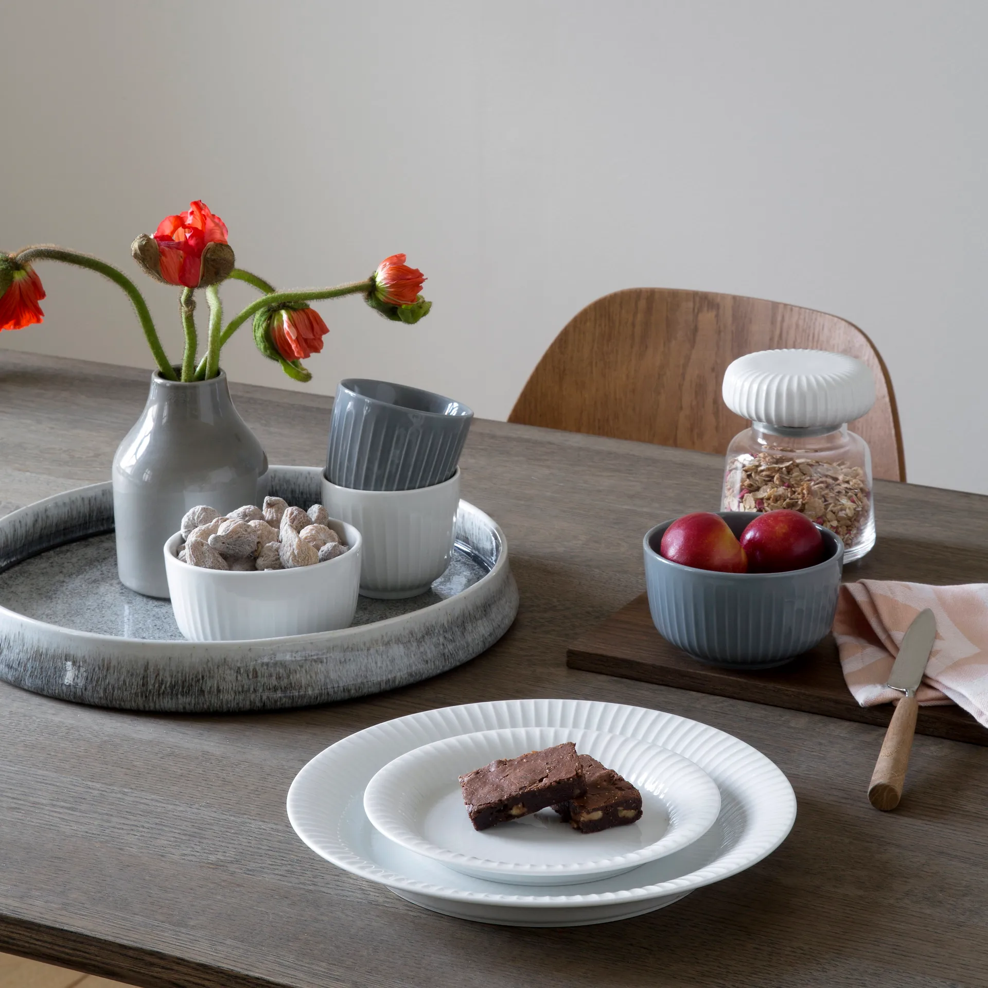 Hammershøi kopp, antracitgrå Kähler