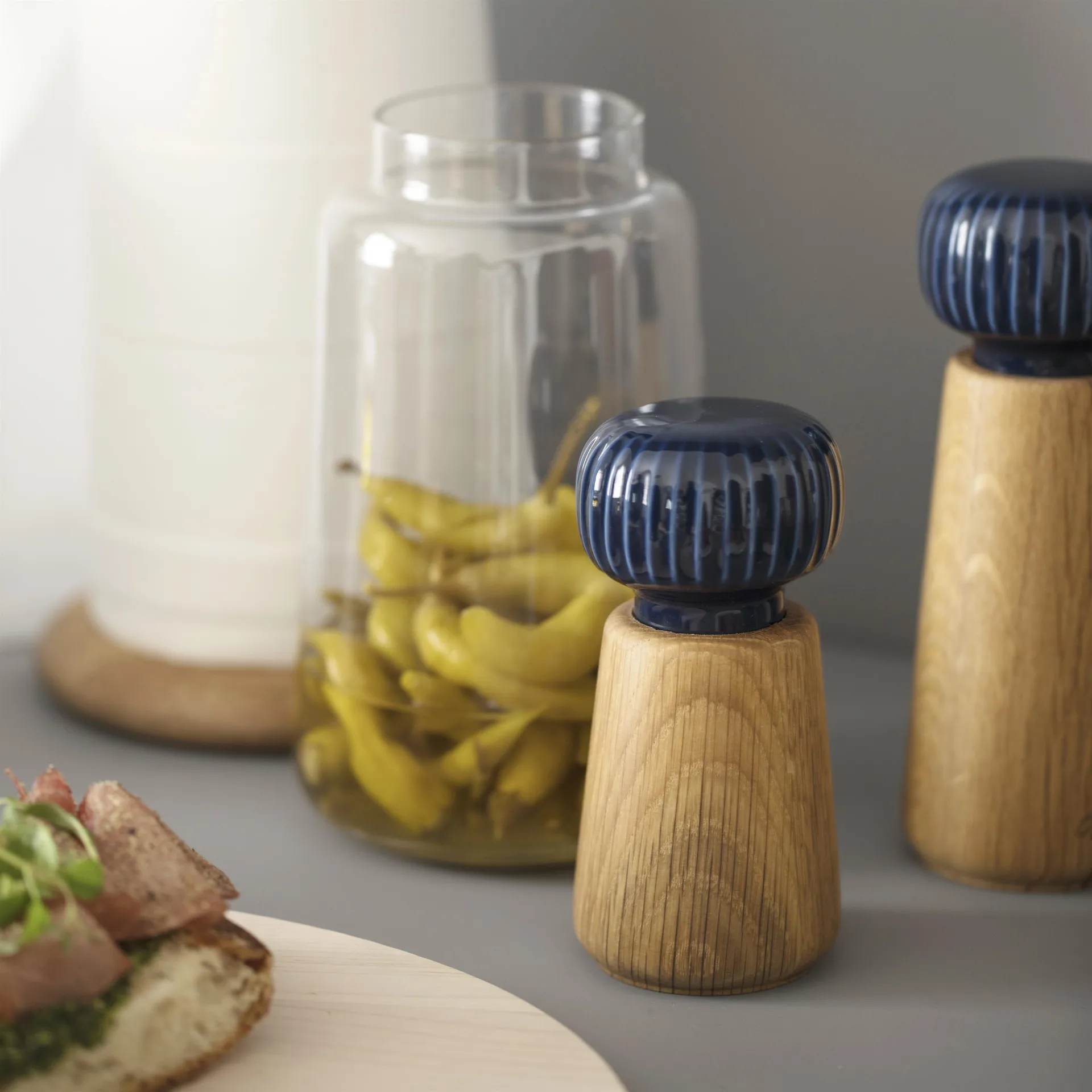 Hammershøi kryddkvarn liten, indigo Kähler