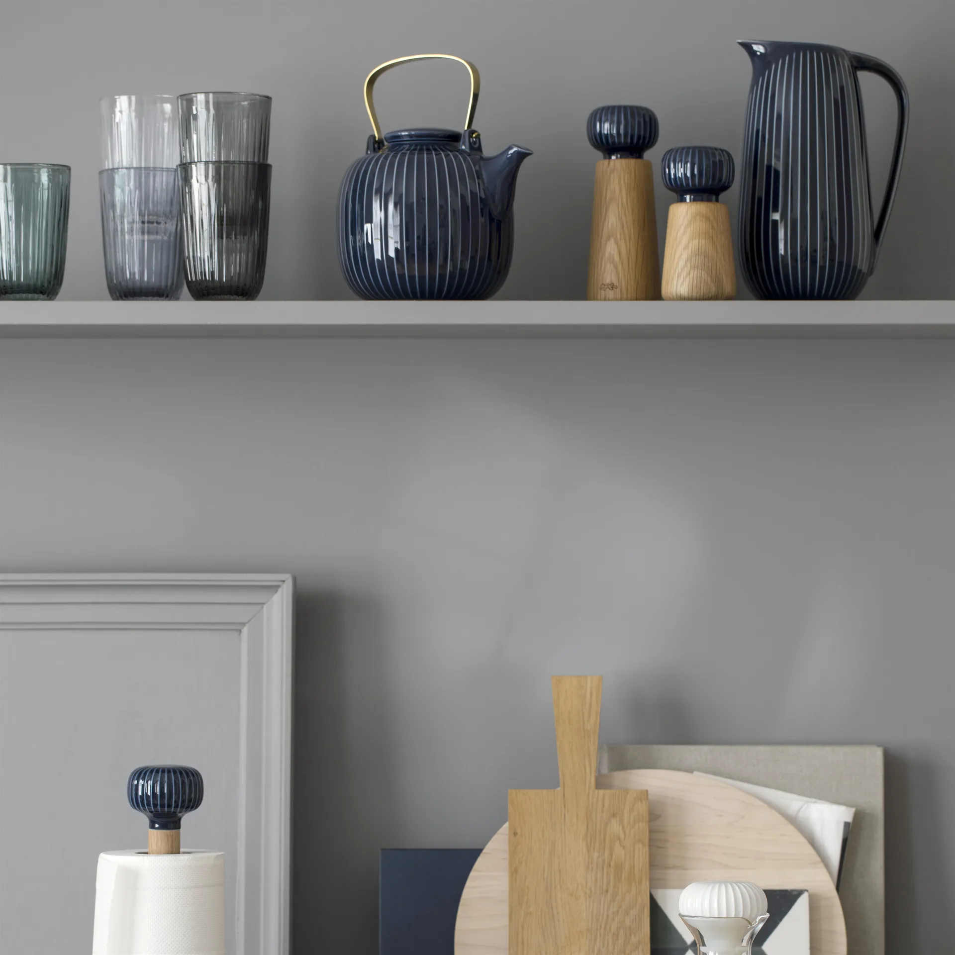 Hammershøi kryddkvarn liten, indigo Kähler