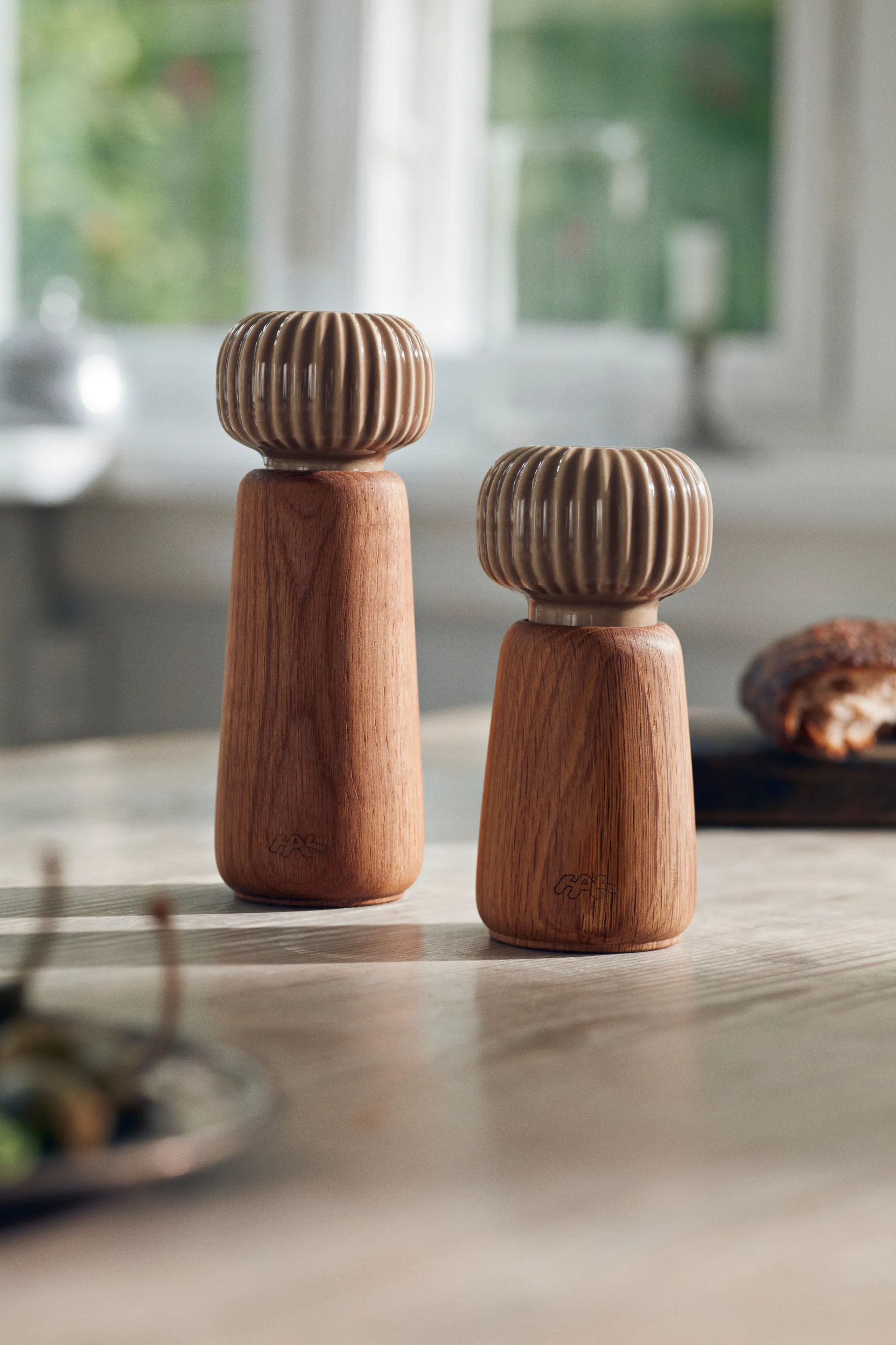 Hammershøi kryddkvarn stor, Brun Kähler