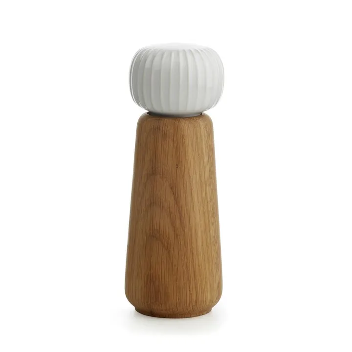 Hammershøi kryddkvarn stor - Vit, 18 cm - Kähler