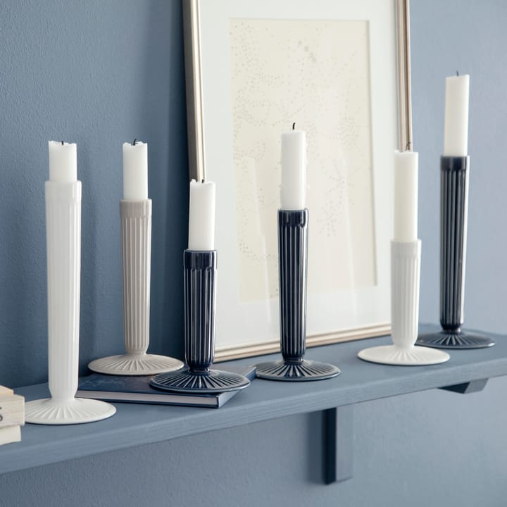 Hammershøi ljusstake 21 cm, indigo Kähler