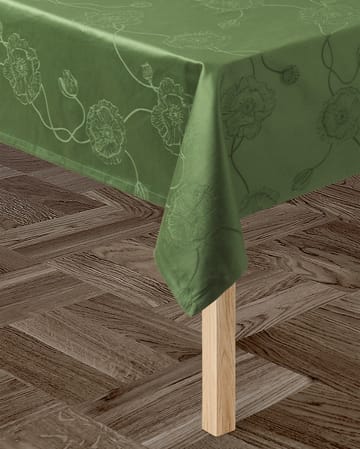 Hammershøi Poppy damastduk grön - 150x200 cm - Kähler
