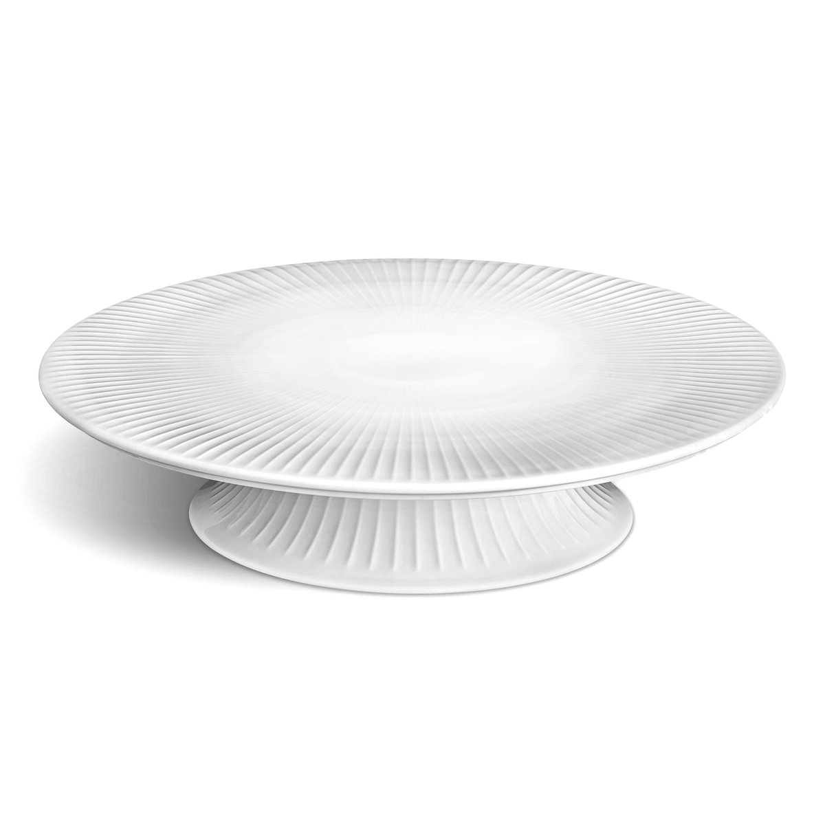 Kähler Hammershi tårtfat på fot 30 cm vit | Skandinavisk Design | Tårtfat & Kakfat | Vit