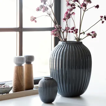 Hammershøi vas - Antracitgrå, stor 25,5 cm - Kähler