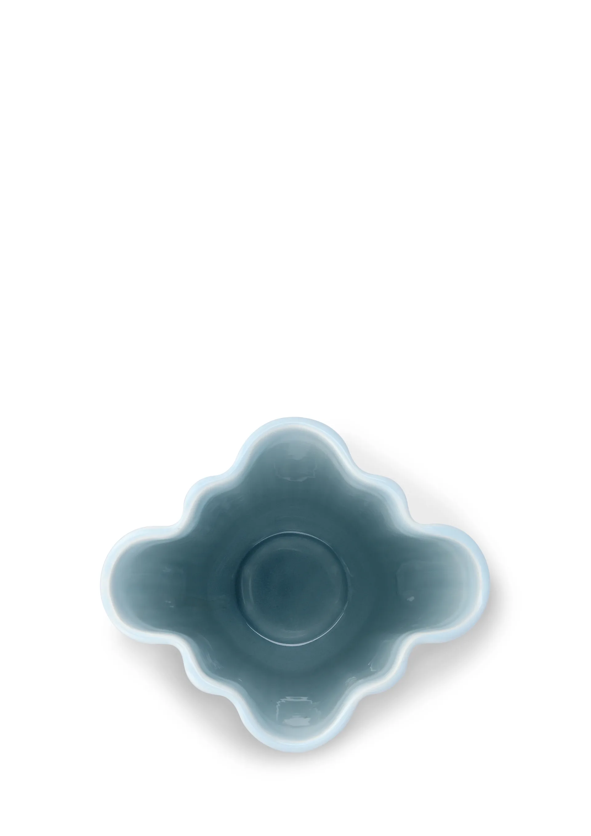 Hammershøi vas unfold, Blå, 20,5 cm Kähler