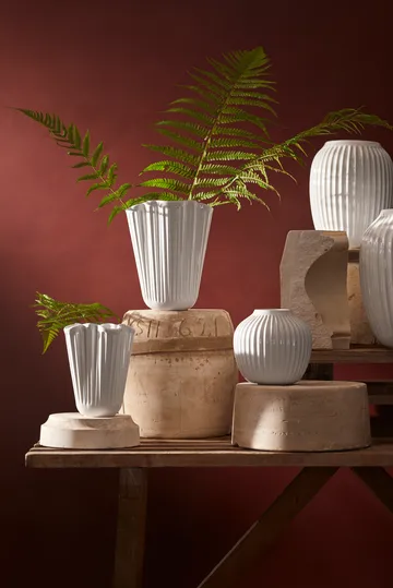 Hammershøi vas unfold - Vit, 20,5 cm - Kähler