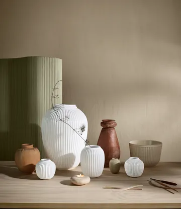 Hammershøi vas - Vit, stor 25,5 cm - Kähler
