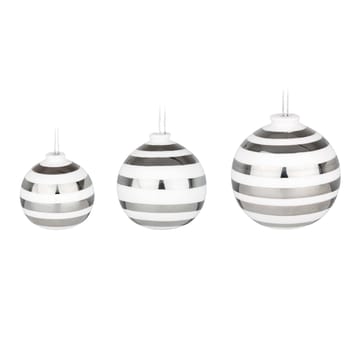 Omaggio julkulor 3-pack - silver - Kähler