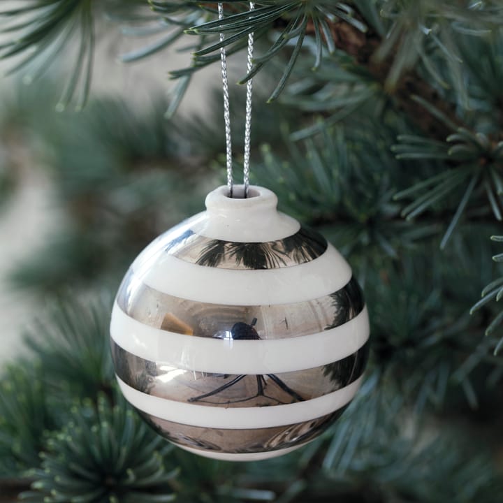 Omaggio julkulor 3-pack, silver Kähler