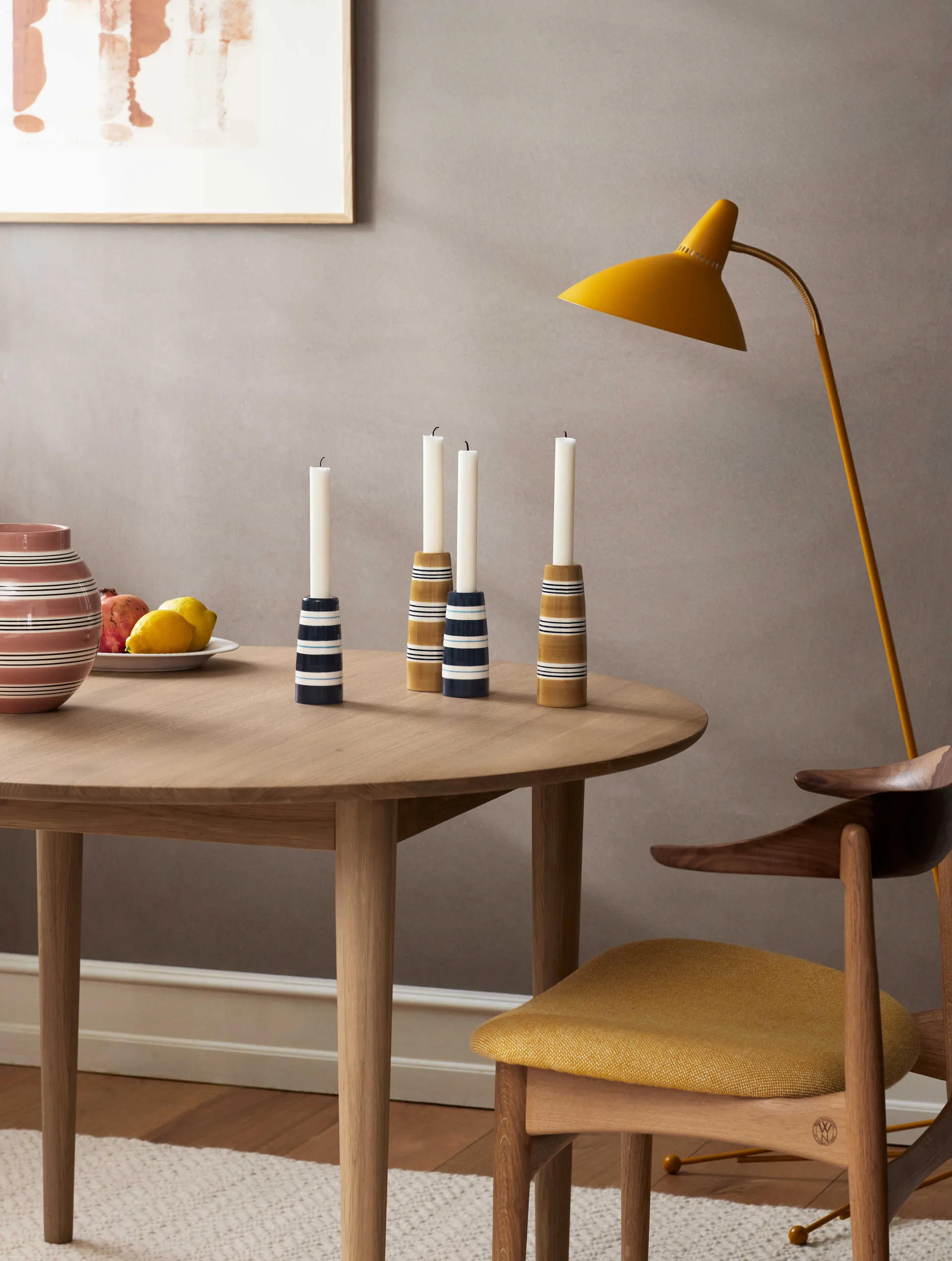 Omaggio Nuovo ljusstake 12 cm, Mörkblå Kähler