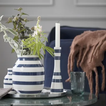 Omaggio vas mellan - stålblå - Kähler