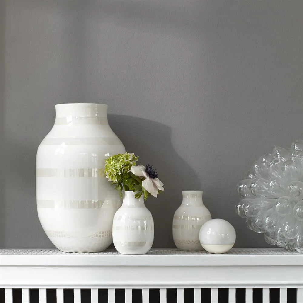 Omaggio vas pärlemor, stor Kähler