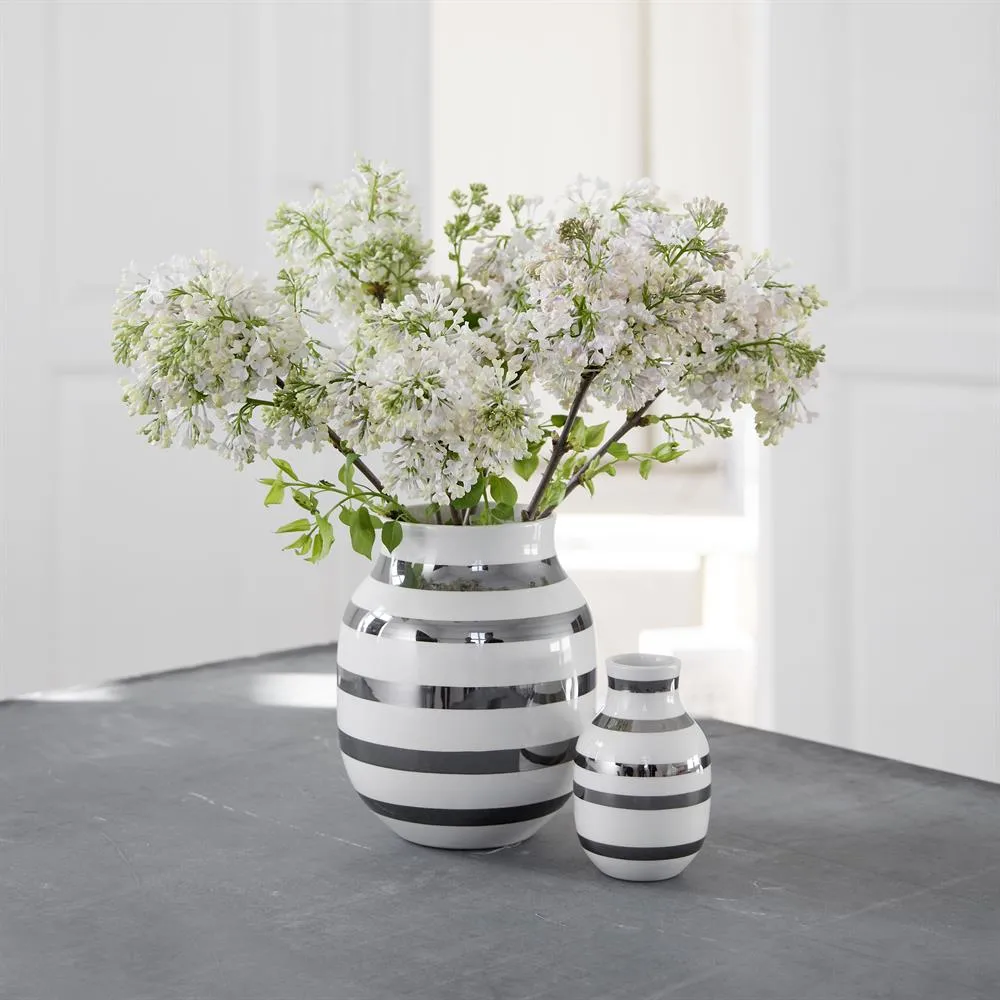 Omaggio vas silver, liten Kähler