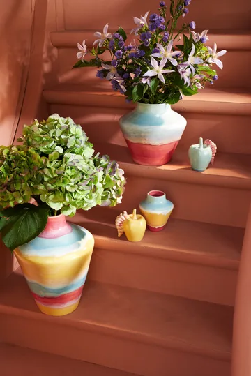 Poppery vas 20,5 cm - Mint-pink - Kähler