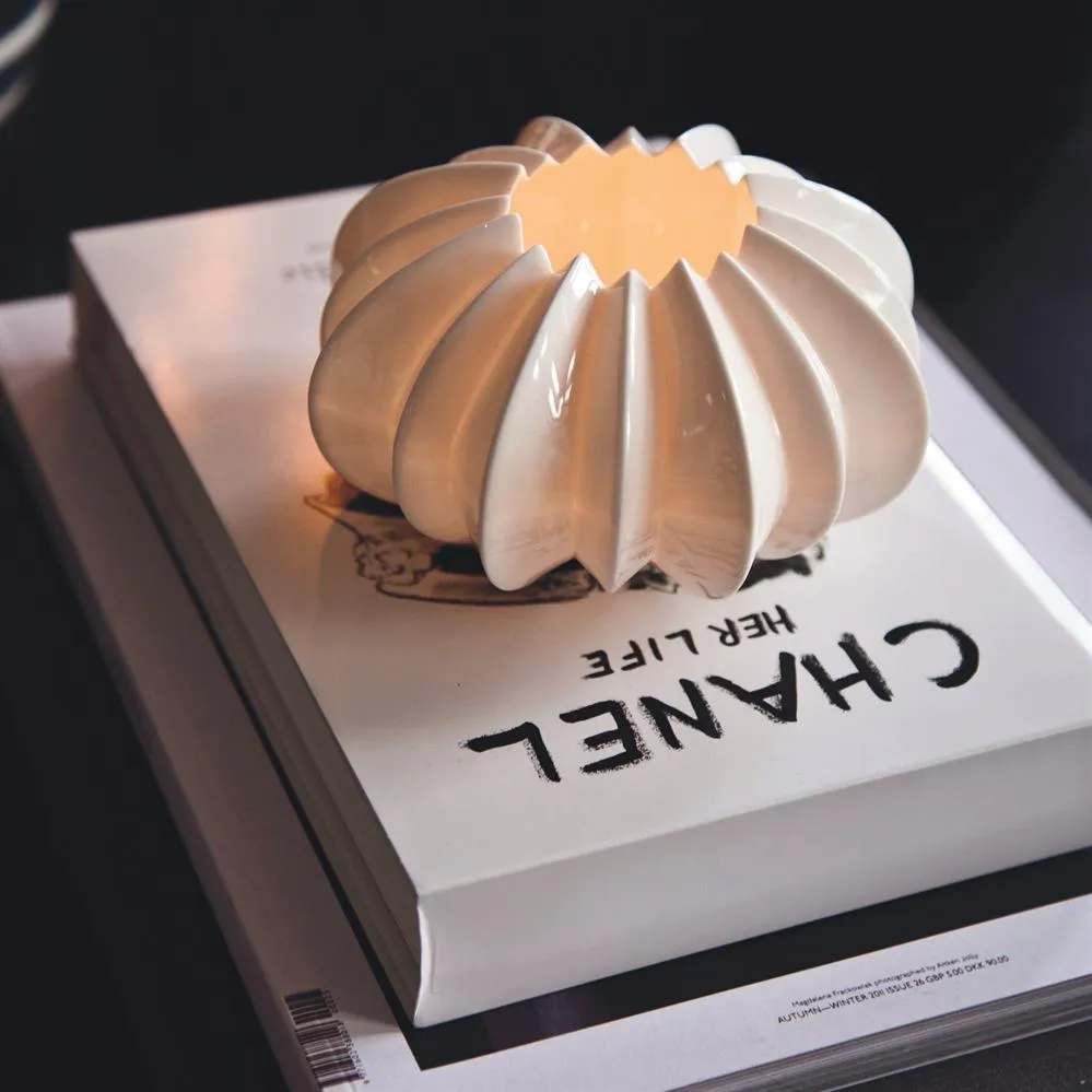 Stella ljuslykta, vit Kähler