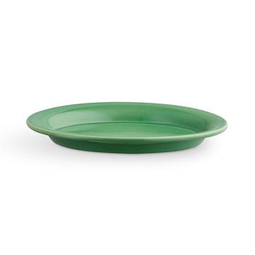 Ursula oval tallrik 13x18 cm - Mörkgrön - Kähler