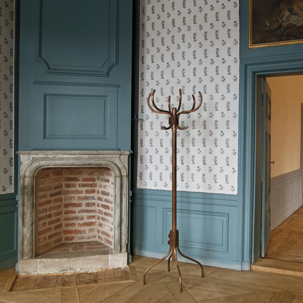 Babe klädhängare, Vit-natur läderbälte Källemo