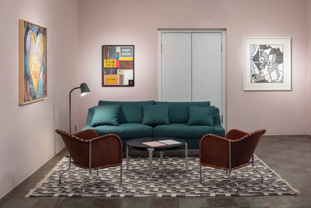 Bruno fåtölj, Kärnläder konjak-krom Källemo