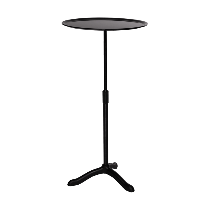 Cassis soffbord Ø37 cm - Black anodized aluminum-black - Källemo